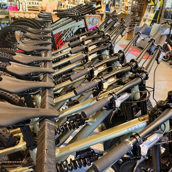 Bikes row 1