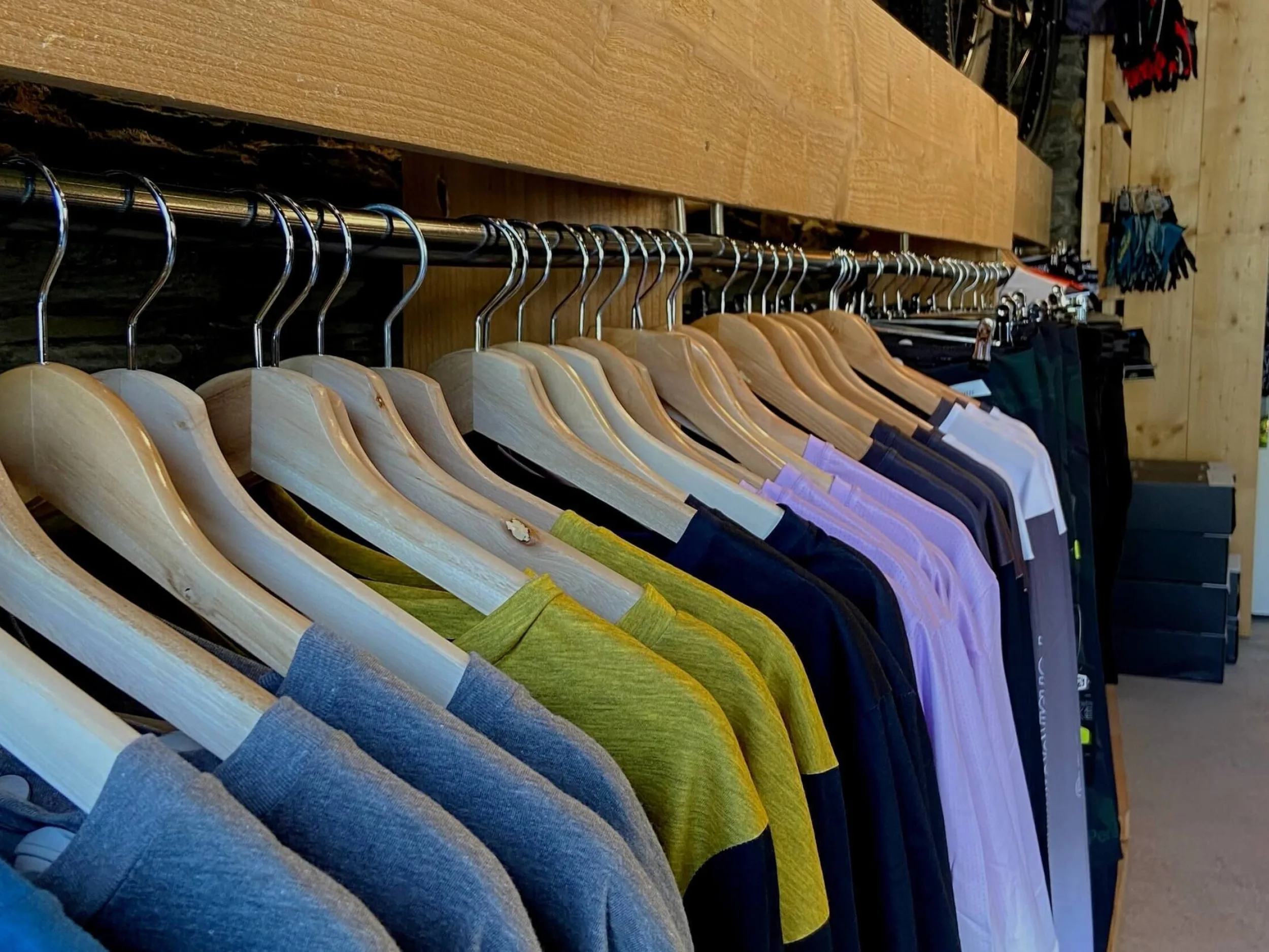 summer - clothes on rail